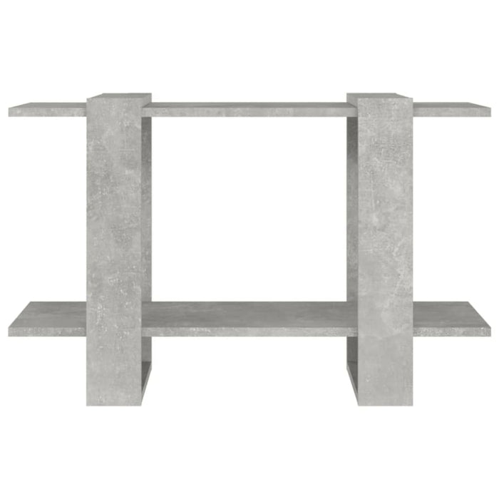 Book Cabinet Room Divider Concrete Grey 80x30x51 Cm Noopkl