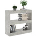 Book Cabinet Room Divider Concrete Grey 80x30x72 Cm Noolkp