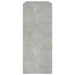 Book Cabinet Room Divider Concrete Grey 80x30x72 Cm Noolkp