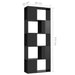 Book Cabinet Room Divider Glossy Look Black 60x24x155 Cm