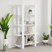 Book Cabinet Room Divider Glossy Look White 100x30x160 Cm