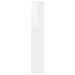 Book Cabinet Room Divider Glossy Look White 40x30x166 Cm