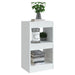Book Cabinet Room Divider Glossy Look White 40x30x72 Cm