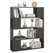 Book Cabinet Room Divider Grey 100x24x124 Cm Nbkokb