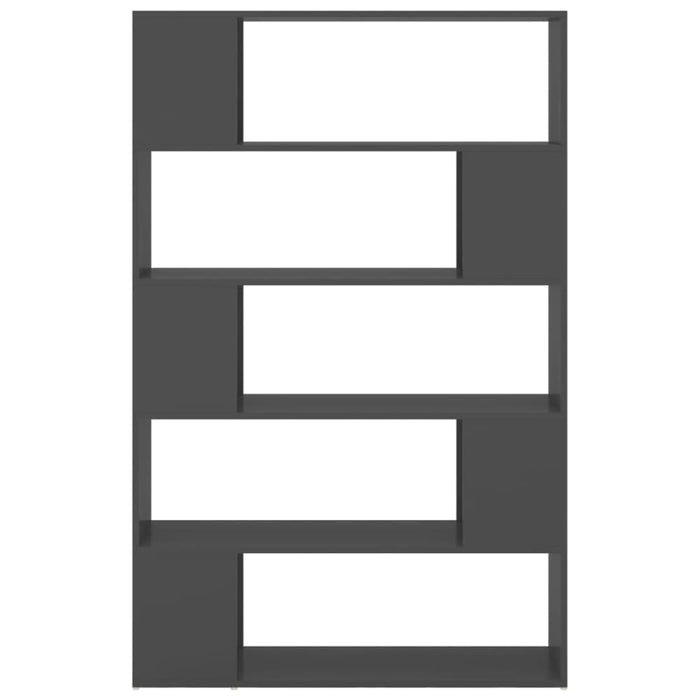 Book Cabinet Room Divider Grey 100x24x155 Cm Chipboard