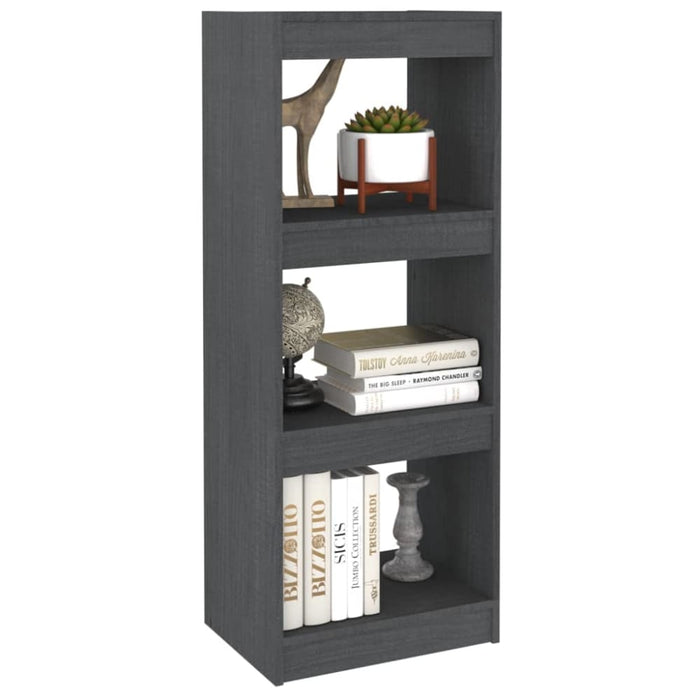 Book Cabinet Room Divider Grey 40x30x103.5 Cm Solid