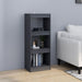 Book Cabinet Room Divider Grey 40x30x103.5 Cm Solid