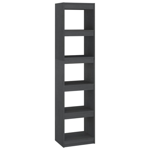 Book Cabinet Room Divider Grey 40x30x167.5 Cm Solid