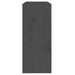Book Cabinet Room Divider Grey 60x30x71.5 Cm Solid Wood
