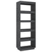 Book Cabinet Room Divider Grey 60x35x167 Cm Solid Pinewood