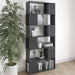 Book Cabinet Room Divider Grey 80x24x186 Cm Chipboard Nbkopa