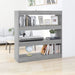 Book Cabinet Room Divider Grey Sonoma 100x30x103 Cm Notltt