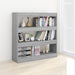 Book Cabinet Room Divider Grey Sonoma 100x30x103 Cm Notltt