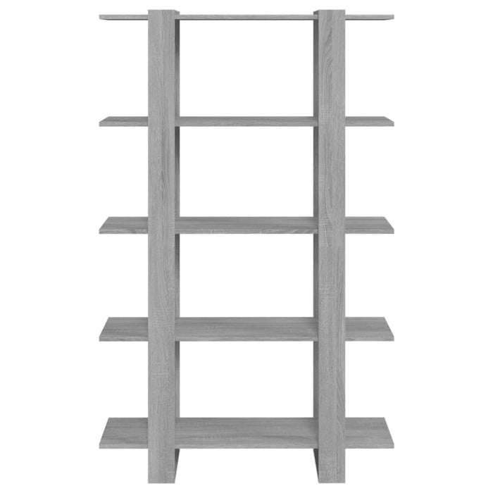 Book Cabinet Room Divider Grey Sonoma 100x30x160 Cm Notplo