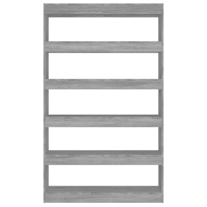 Book Cabinet Room Divider Grey Sonoma 100x30x166 Cm Notltk