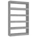 Book Cabinet Room Divider Grey Sonoma 100x30x166 Cm Notltk