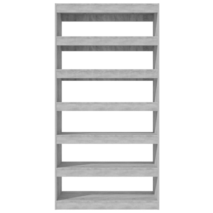 Book Cabinet Room Divider Grey Sonoma 100x30x198 Cm