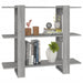 Book Cabinet Room Divider Grey Sonoma 100x30x87 Cm Notpli