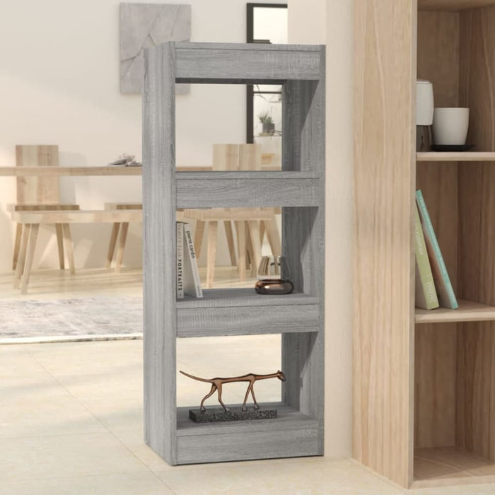 Book Cabinet Room Divider Grey Sonoma 40x30x103 Cm