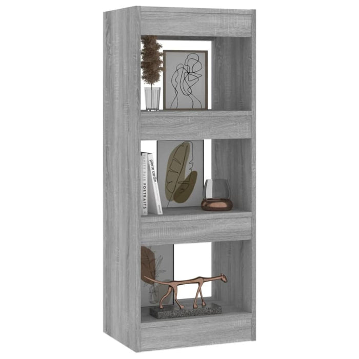 Book Cabinet Room Divider Grey Sonoma 40x30x103 Cm