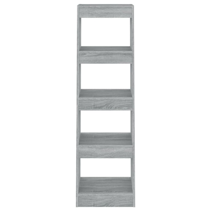 Book Cabinet Room Divider Grey Sonoma 40x30x135 Cm Notpko