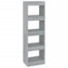 Book Cabinet Room Divider Grey Sonoma 40x30x135 Cm Notpko
