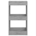 Book Cabinet Room Divider Grey Sonoma 40x30x72 Cm Notpnp