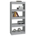 Book Cabinet Room Divider Grey Sonoma 60x30x135 Cm