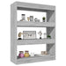 Book Cabinet Room Divider Grey Sonoma 80x30x103 Cm