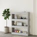 Book Cabinet Room Divider Grey Sonoma 80x30x103 Cm