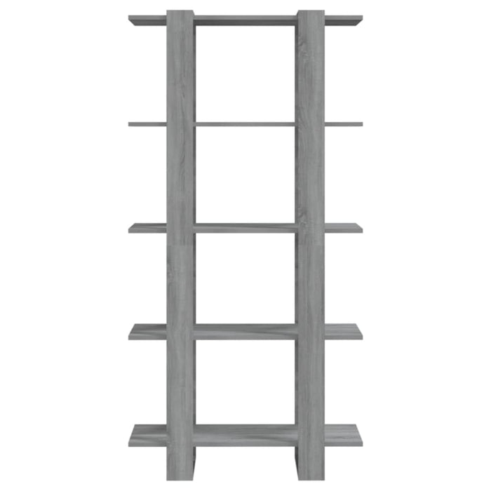 Book Cabinet Room Divider Grey Sonoma 80x30x160 Cm