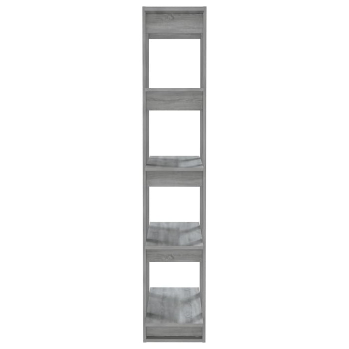 Book Cabinet Room Divider Grey Sonoma 80x30x160 Cm