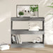 Book Cabinet Room Divider Grey Sonoma 80x30x72 Cm Notlop