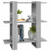 Book Cabinet Room Divider Grey Sonoma 80x30x87 Cm Notpik