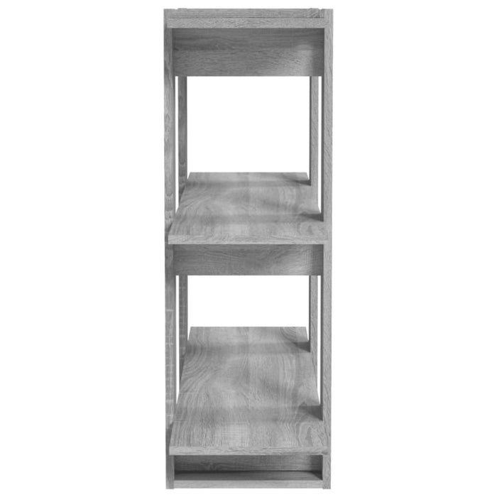 Book Cabinet Room Divider Grey Sonoma 80x30x87 Cm Notpik