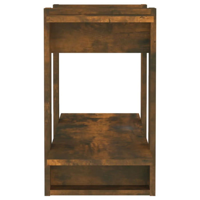 Book Cabinet Room Divider Smoked Oak 80x30x51 Cm Notpno