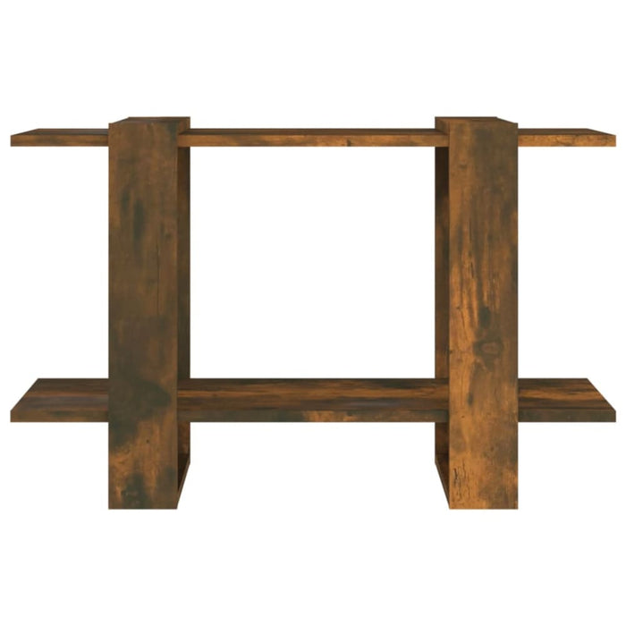 Book Cabinet Room Divider Smoked Oak 80x30x51 Cm Notpno