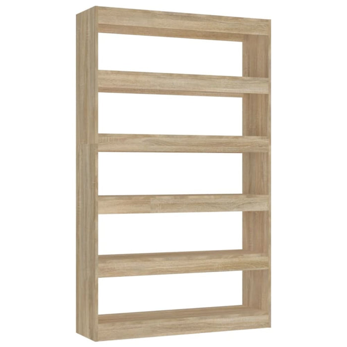 Book Cabinet Room Divider Sonoma Oak 100x30x166 Cm Nooill
