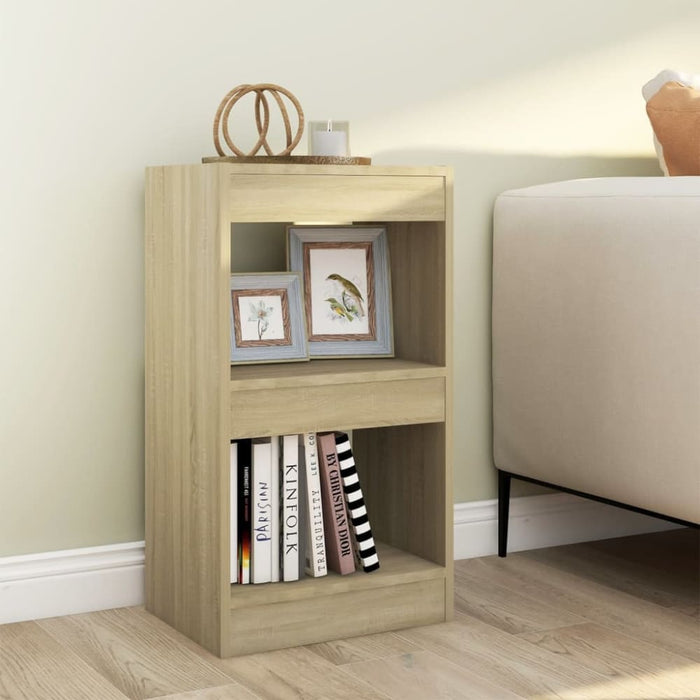 Book Cabinet Room Divider Sonoma Oak 40x30x72 Cm Noolba