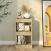 Book Cabinet Room Divider Sonoma Oak 40x30x72 Cm Noolba
