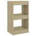 Book Cabinet Room Divider Sonoma Oak 40x30x72 Cm Noolba