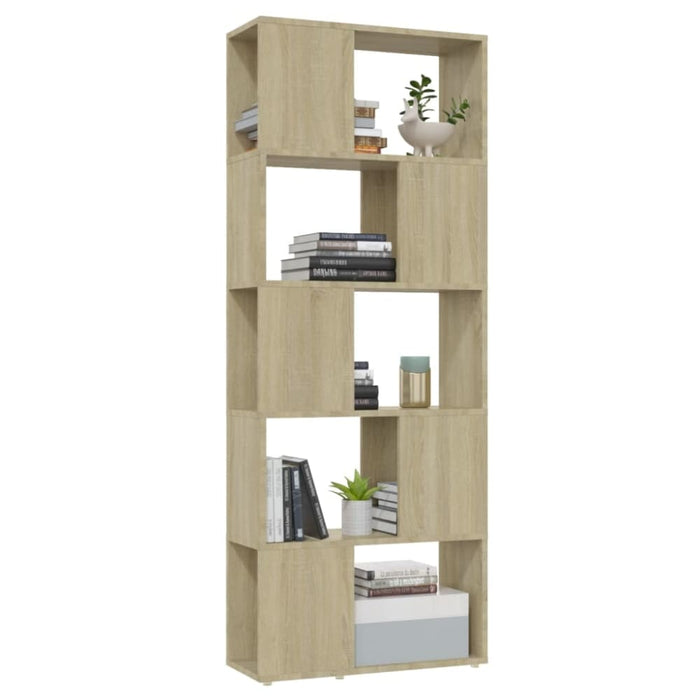 Book Cabinet Room Divider Sonoma Oak 60x24x155 Cm Nbkbkx