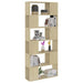 Book Cabinet Room Divider Sonoma Oak 80x24x186 Cm Chipboard