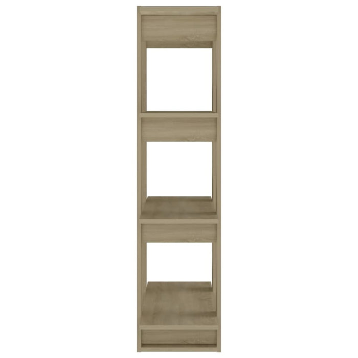Book Cabinet Room Divider Sonoma Oak 80x30x123.5 Cm Noopii
