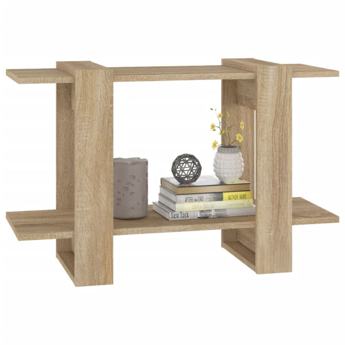 Book Cabinet Room Divider Sonoma Oak 80x30x51 Cm Noopkp