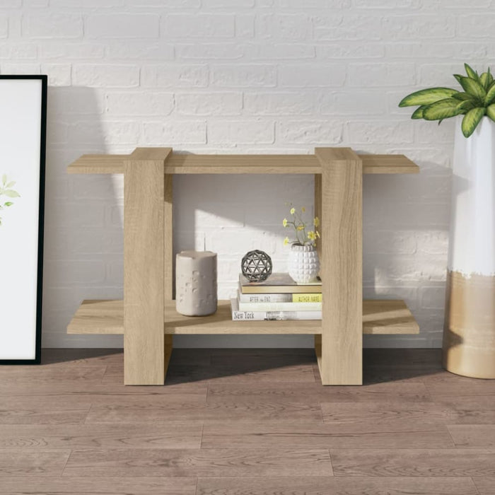 Book Cabinet Room Divider Sonoma Oak 80x30x51 Cm Noopkp