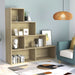 Book Cabinet Room Divider Sonoma Oak Chipboard Nbbllb