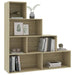 Book Cabinet Room Divider Sonoma Oak Chipboard Nbbllb