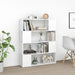 Book Cabinet Room Divider White 100x24x124 Cm Nbkonn