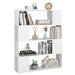 Book Cabinet Room Divider White 100x24x124 Cm Nbkonn